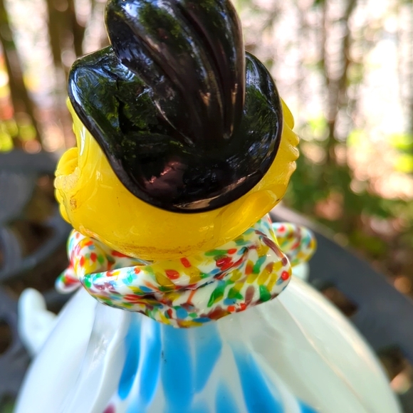 Rare HTF Vintage 💎 Murano, Italy 🤡 hand-blown VENETIAN GLASS CLOWN 🤡 pristine - Picture 11 of 13